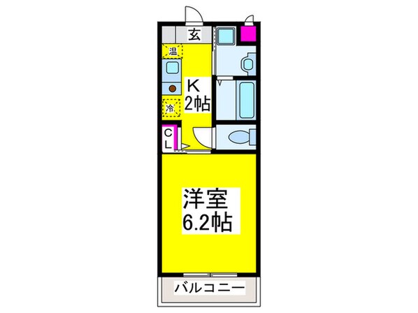 カ－ライル堺市駅前の物件間取画像